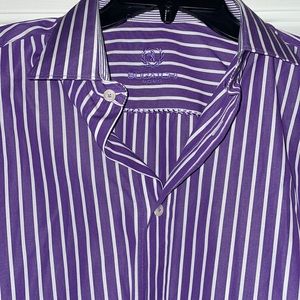 Purple Stripe Dress Shirt